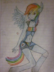 Human-mode Rainbow Dash