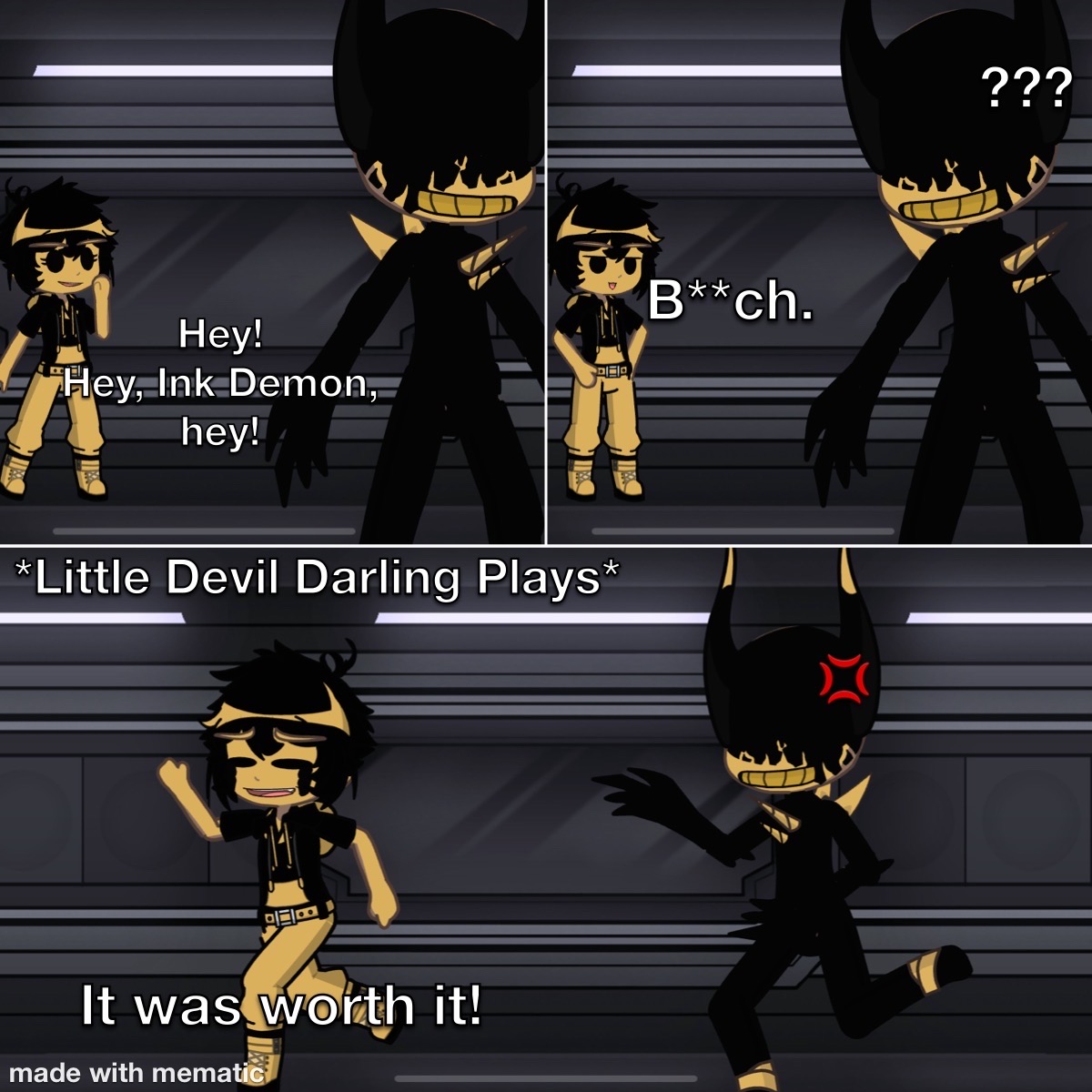 BATIM: Ink Clover + The Ink Demon by DeterminedPanther805 on DeviantArt
