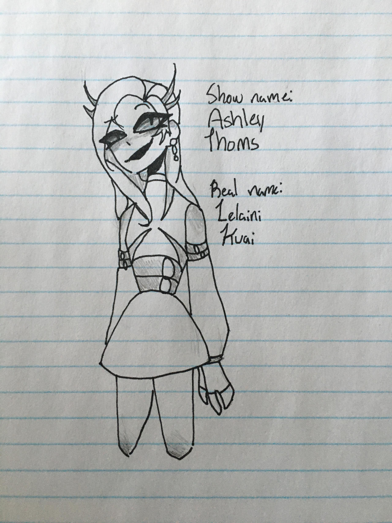 Ashley Thoms redraw by blackgreenwhite on DeviantArt