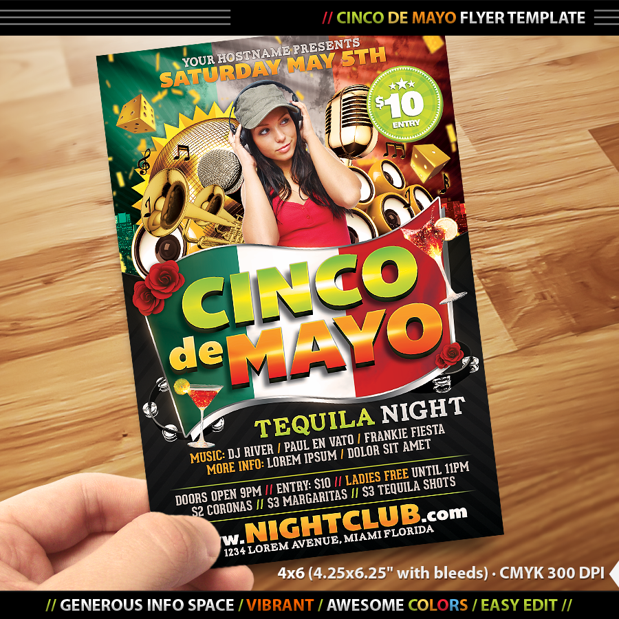 Cinco De Mayo Flyer Template