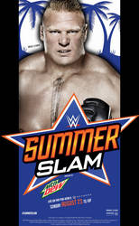 WWE SUMMERSLAM 2015 - HardcoreArtist Poster