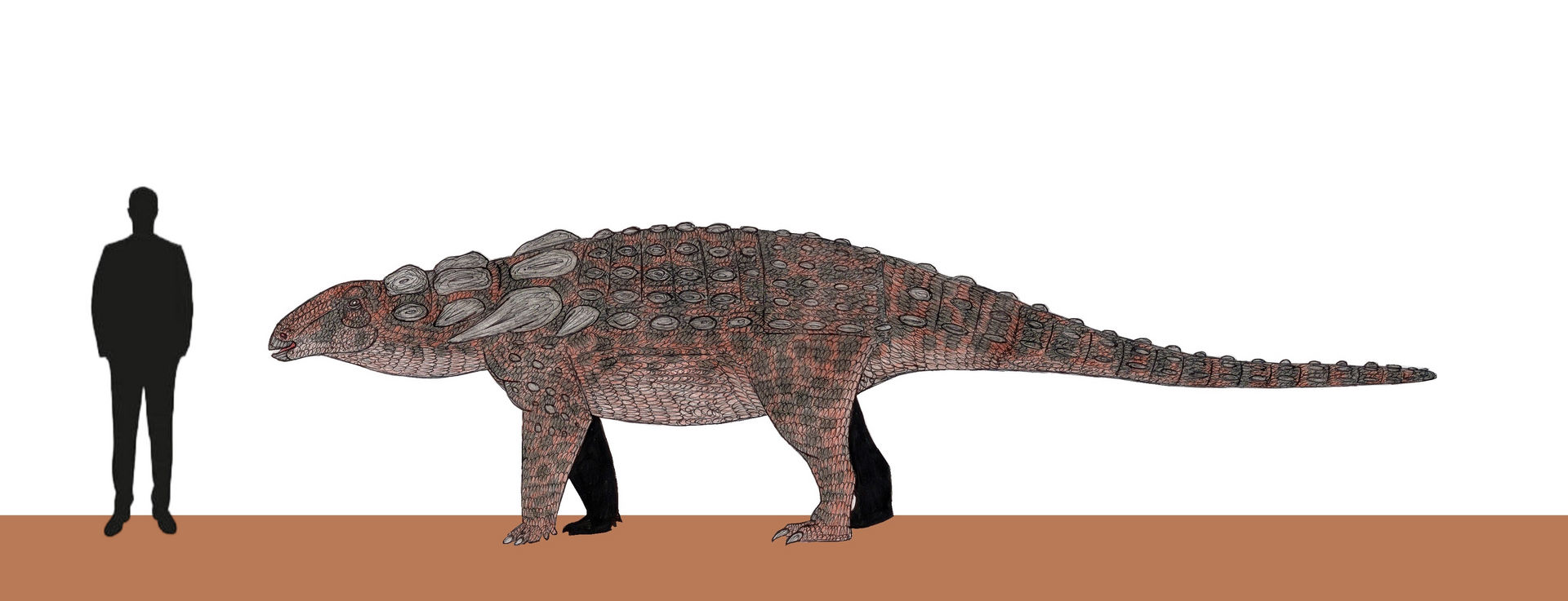 March of the Dinosaurs Edmontonia rugosidens by ThalassoAtrox on