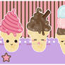 Ice-cream Trio