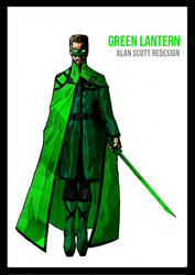 Green Lantern Alan Scott Redesign