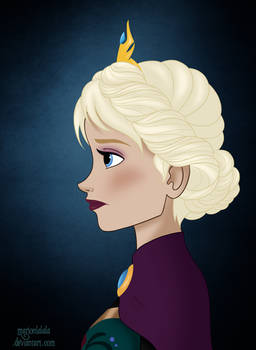 Elsa's royal portrait