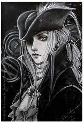 Lady Maria portrait - BLoodborne the old hunters2