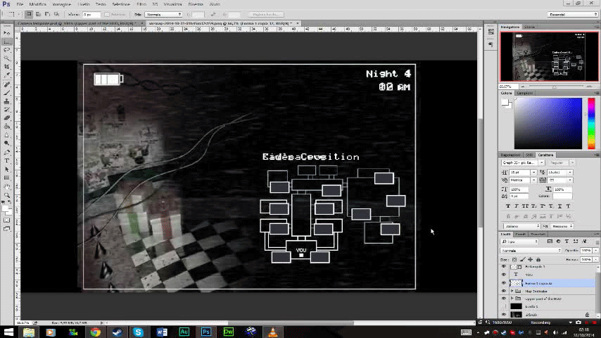 five nights at freddy's, Five Nights at Freddy's 2 camera template by  KaleidonKep99 on