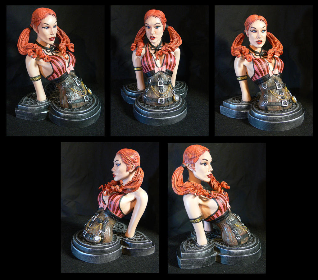 Steampunk fantasy figure.