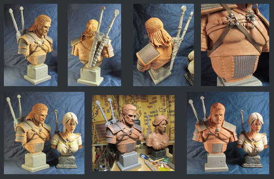 WITCHER 3 Geralt sculpture