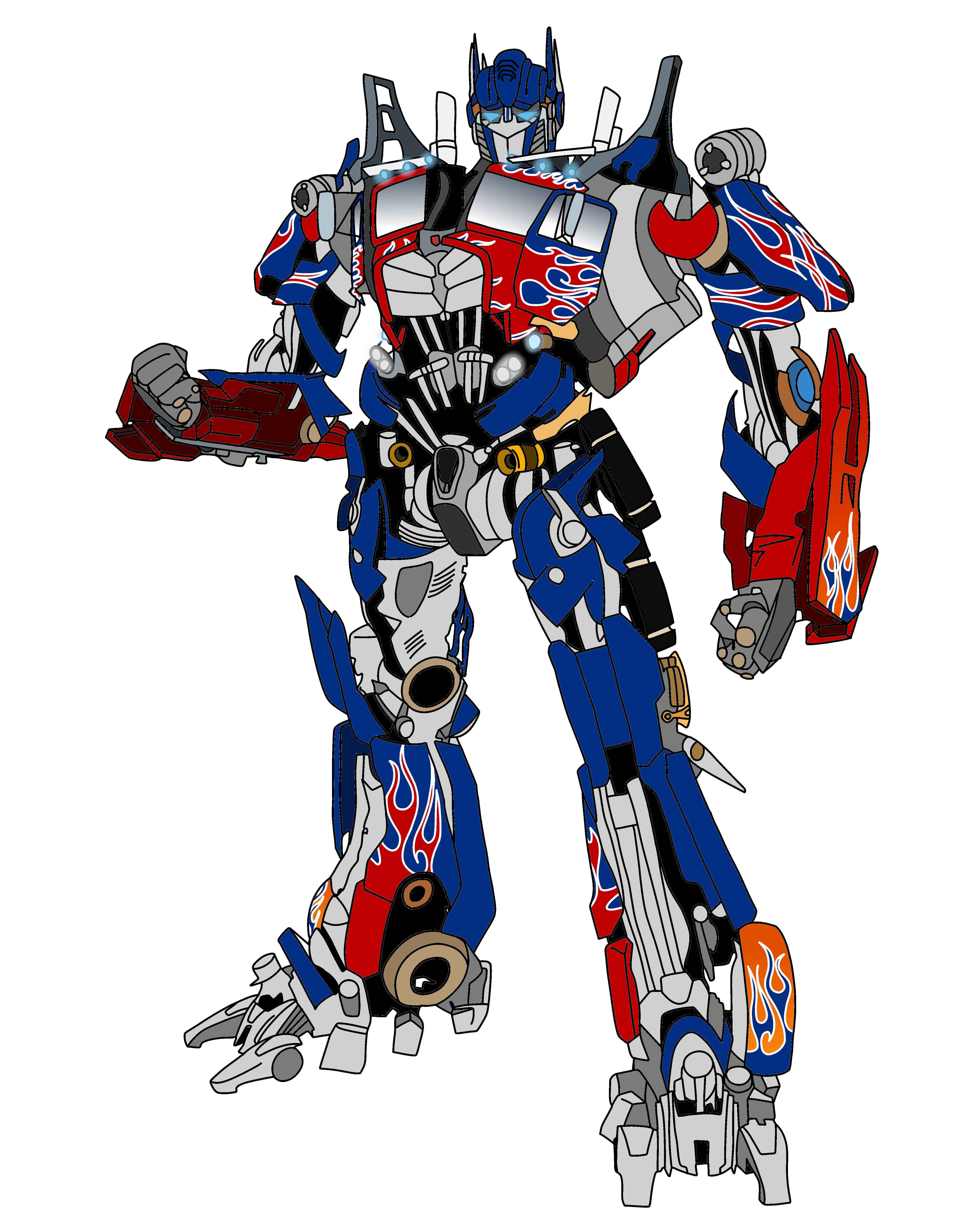 Optimus Prime (Dark of the Moon) 2D Render by ResistanceFighter15 on ...