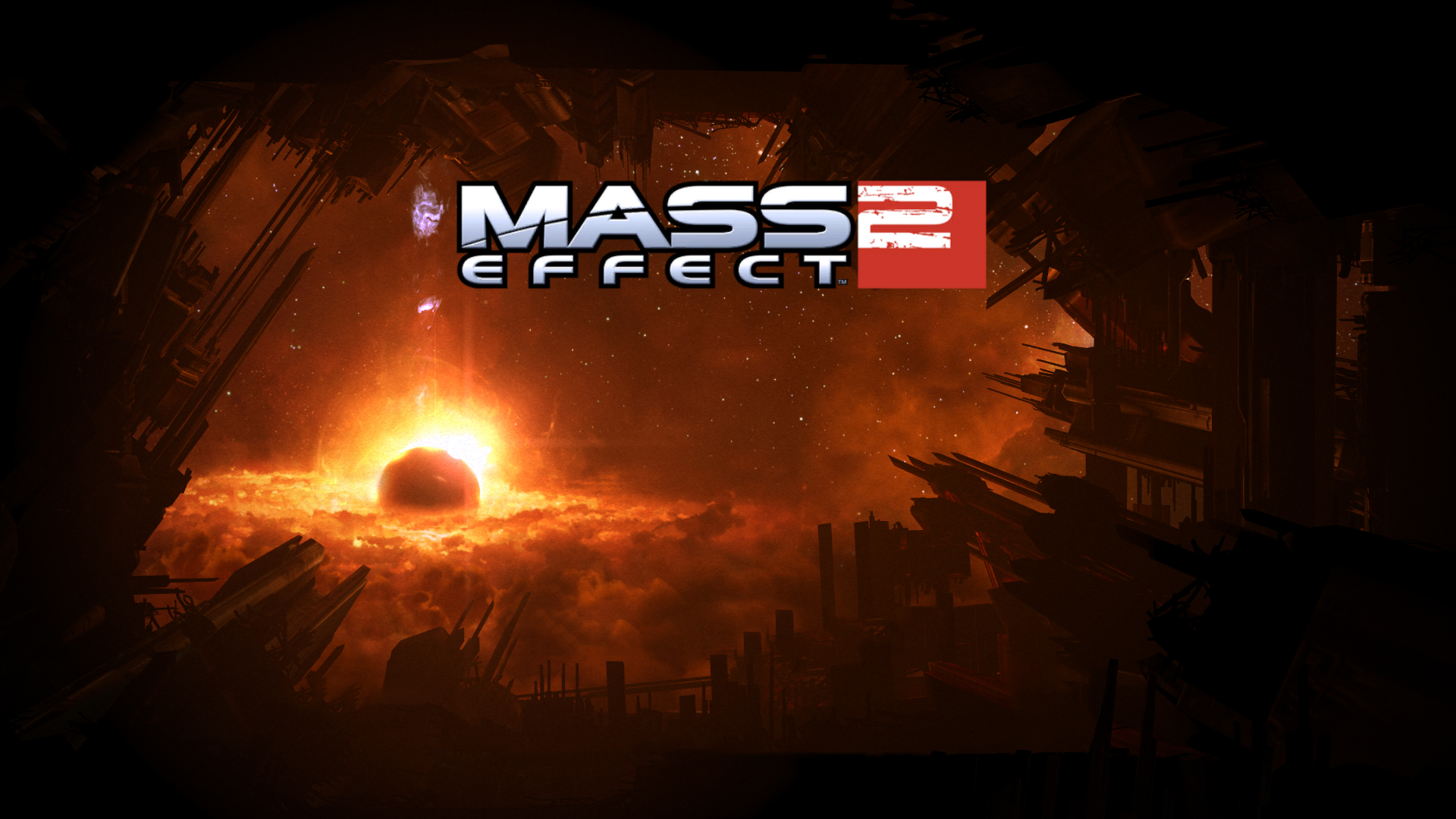 mass effect 2 title wallpaper by