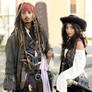 Jack Sparrow and Angelica Teach cosplay
