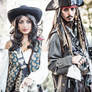 Jack Sparrow and Angelica Teach