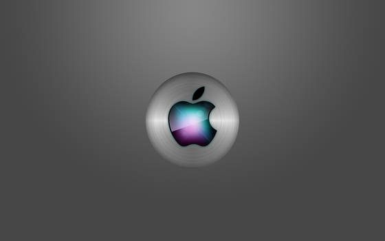 Apple Wallpaper Brushed