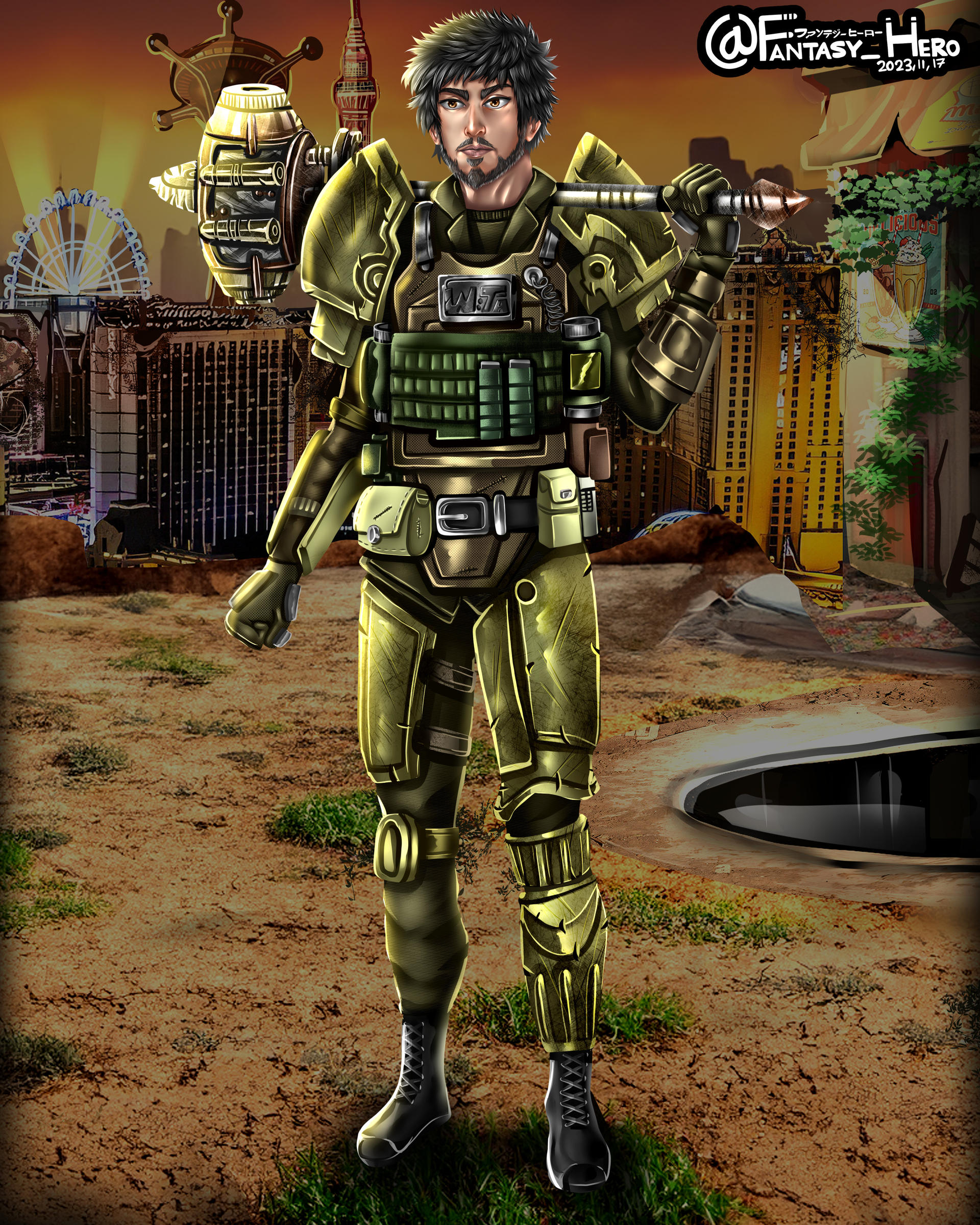 Fallout TTRPG Commission (Part 1: Benjamin) by AFantasyHero on DeviantArt