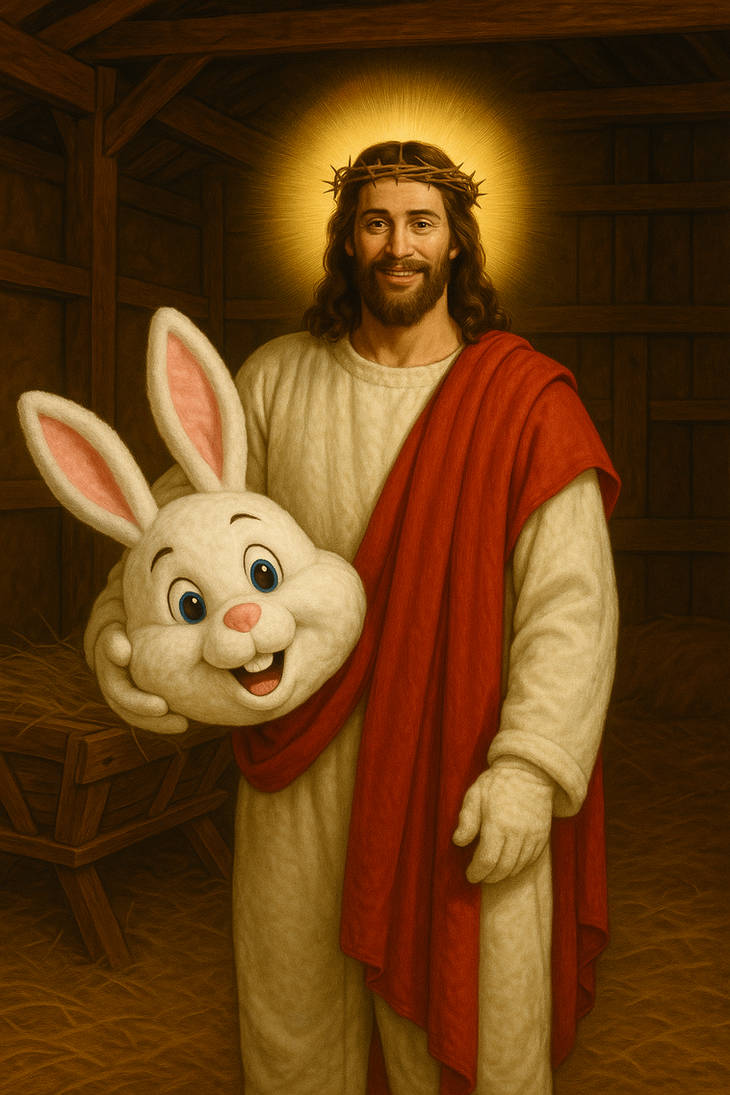 Jesus Bunny by Igenu on DeviantArt