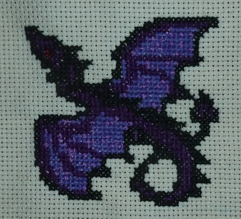 Little purple dragon