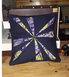 Desire quilted kitenge pillow by BellaGBear