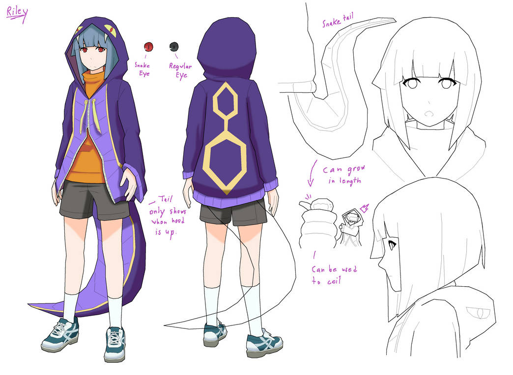 Riley Reference Sheet by MikeSedam2 on DeviantArt