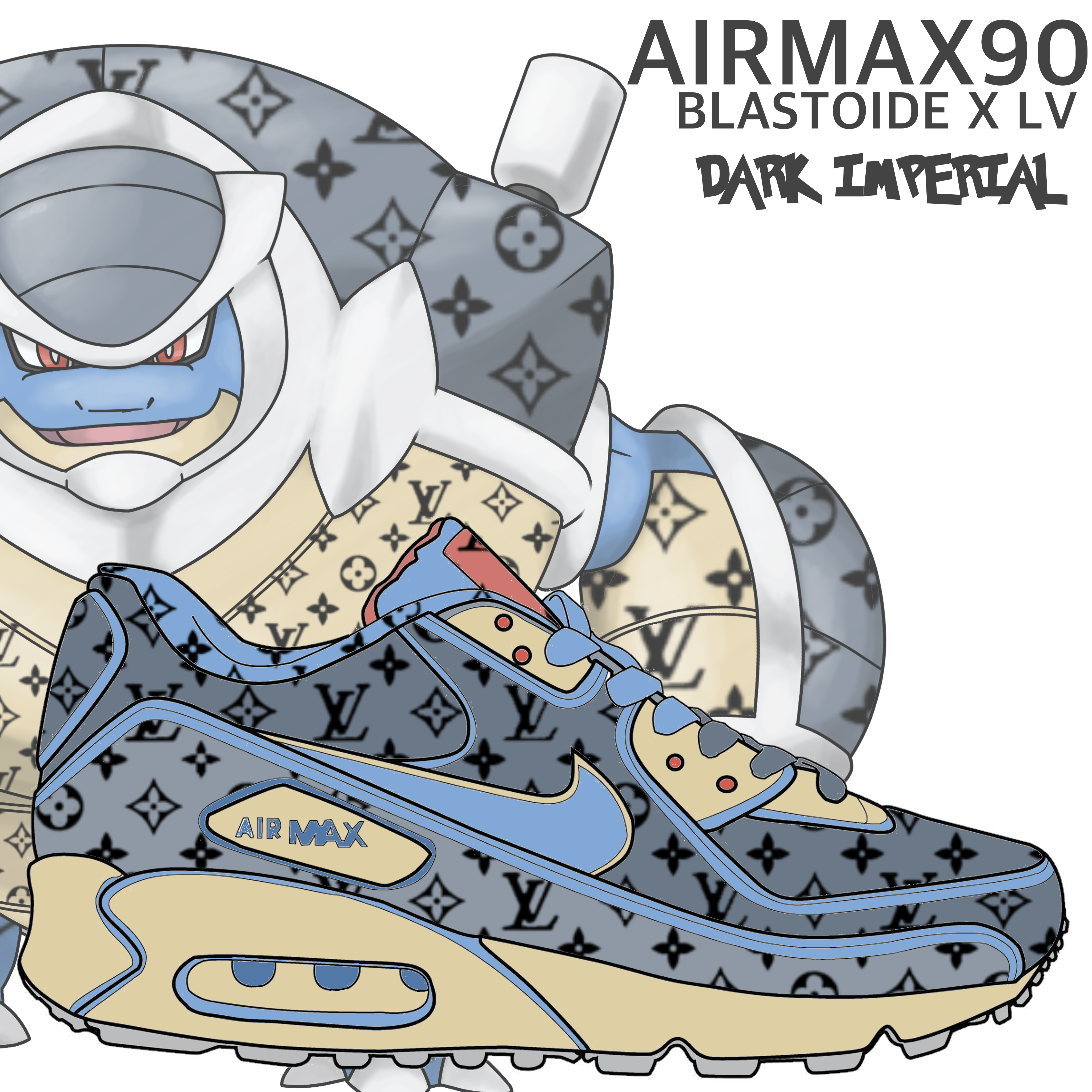 Air max 90 x Blastoide louis vuitton by PadrePiuz on DeviantArt