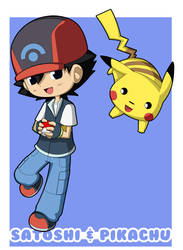 Satoshi and Pikachu