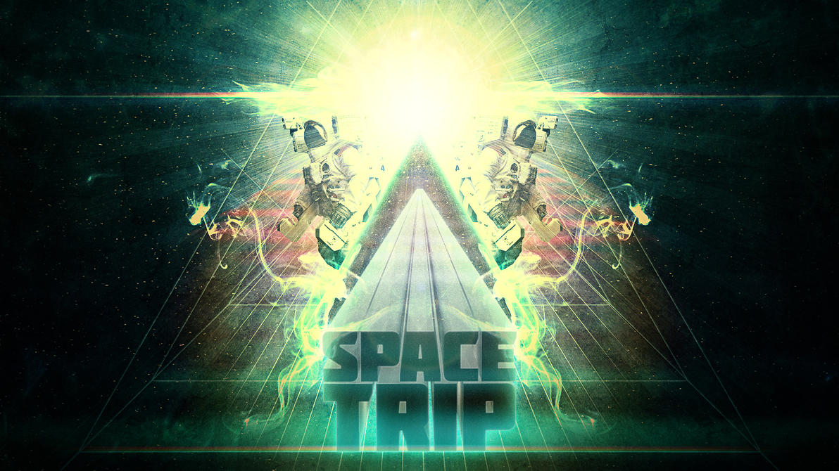Feeling the space. Space trip.