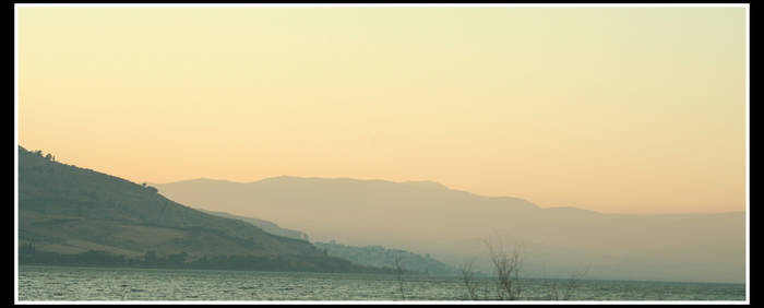 Sunset on Tiberias