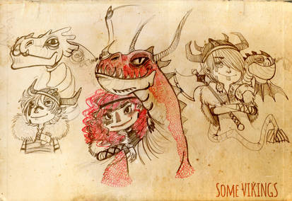 Doodle: Vikings and Dragons