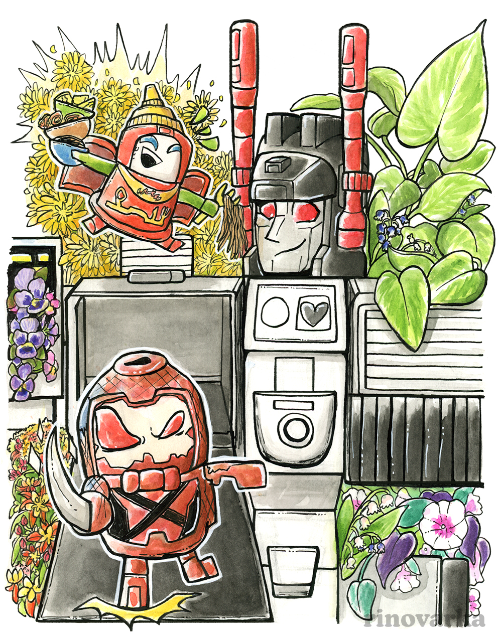 Botbots Fanart Two BotBots and a Titan by rinovarka on DeviantArt