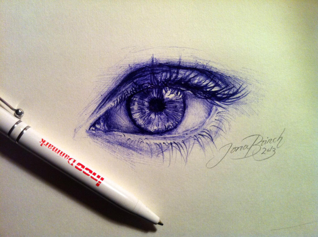 My 1st ballpoint pen drawing ever... by IonaBrinch on DeviantArt