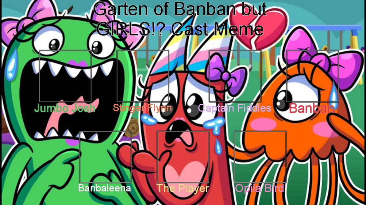 Garten Of Banban But GIRLS Cast Meme By PartnerT On DeviantArt garten-of-banban-but-girls-cast-meme-by-partnert-on-deviantart