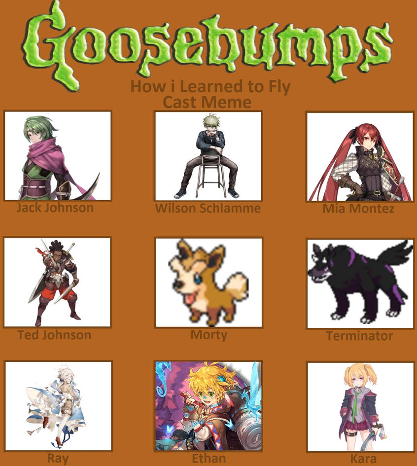 Goosebumps How I Learned to Fly (PVerse Style) by PartnerT on DeviantArt