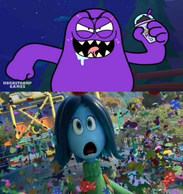 Ruby Gillman Scream Evil Grimace by PartnerT on DeviantArt