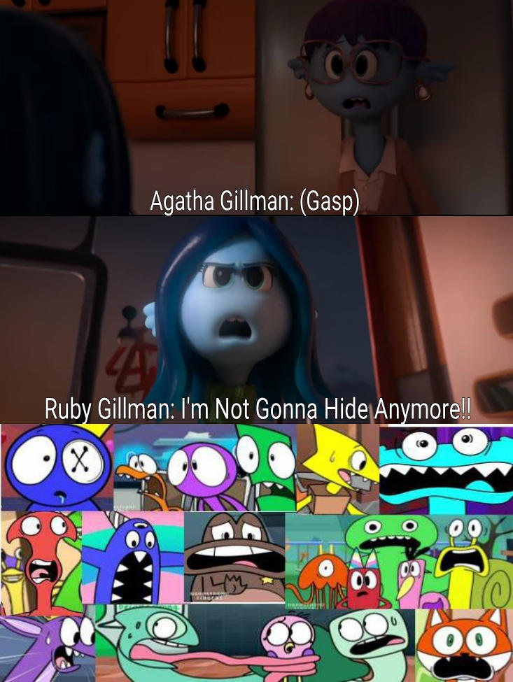 Team RBB React To Ruby Gillman yelling at Agatha by PartnerT on DeviantArt