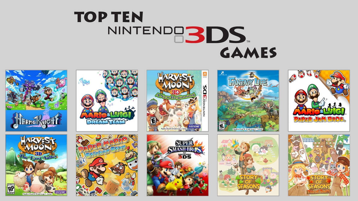 3ds Friend List My Top 10 Favourite Nintendo 3DS Games by PartnerT on DeviantArt