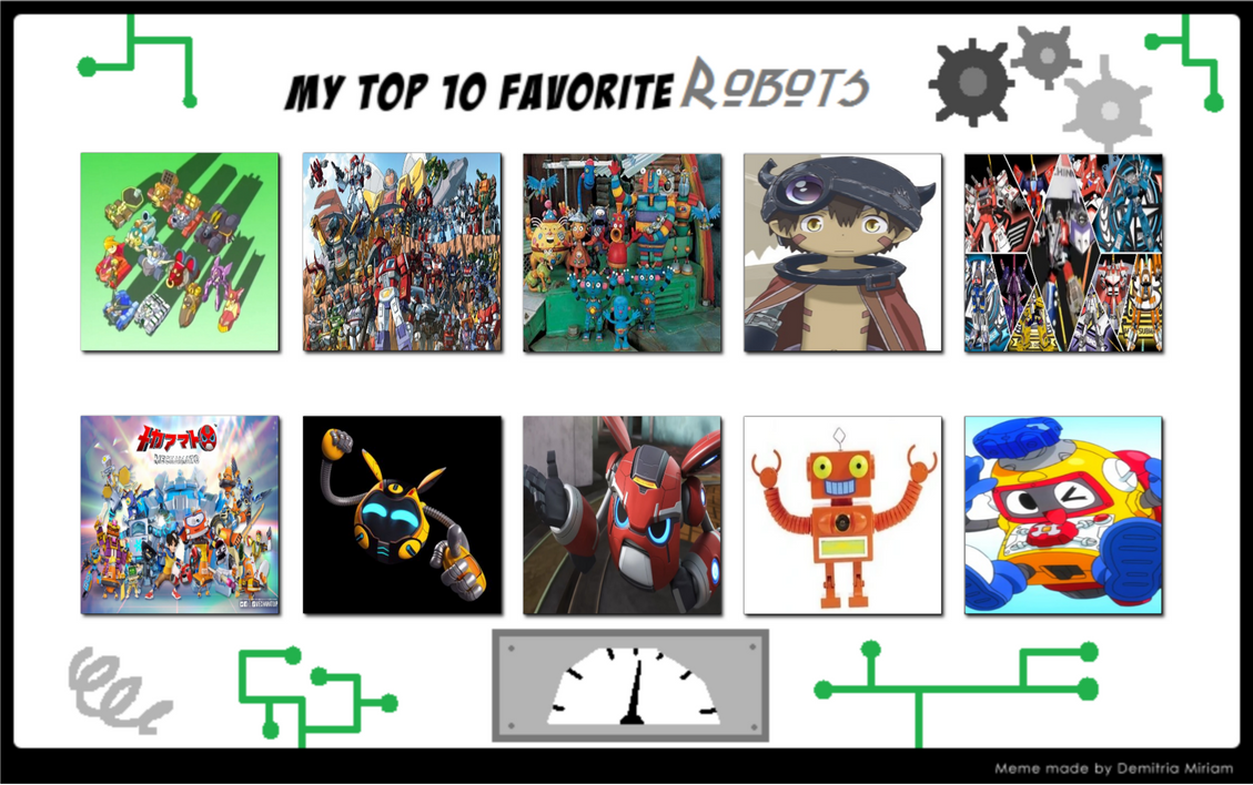 Favorite Robot My Top 10 Favorite Robots by PartnerT on DeviantArt