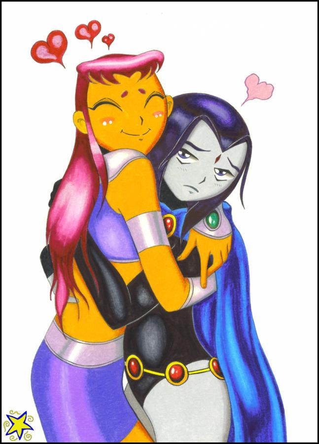 Raven and Starfire by ZiemosPendric on DeviantArt