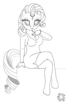 Lovely Rarity WIP