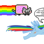 Rainbow Dash vs Nyan Cat