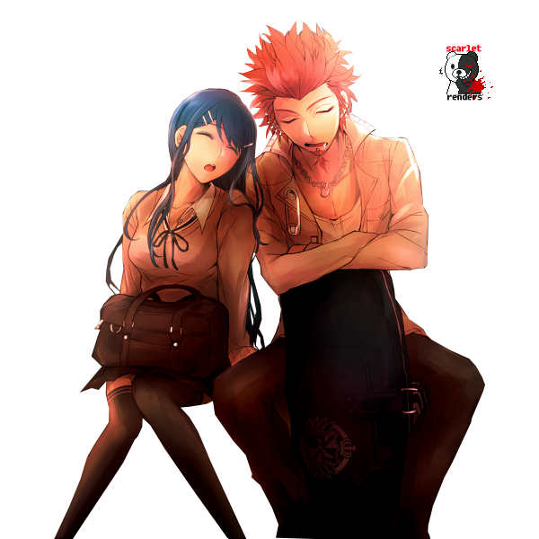 Leon Kuwata and Maizono Sayaka Render#9