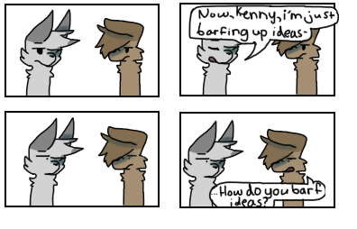 Finished Comic Strip Barfing Up Ideas By Silverthekittykat On Deviantart