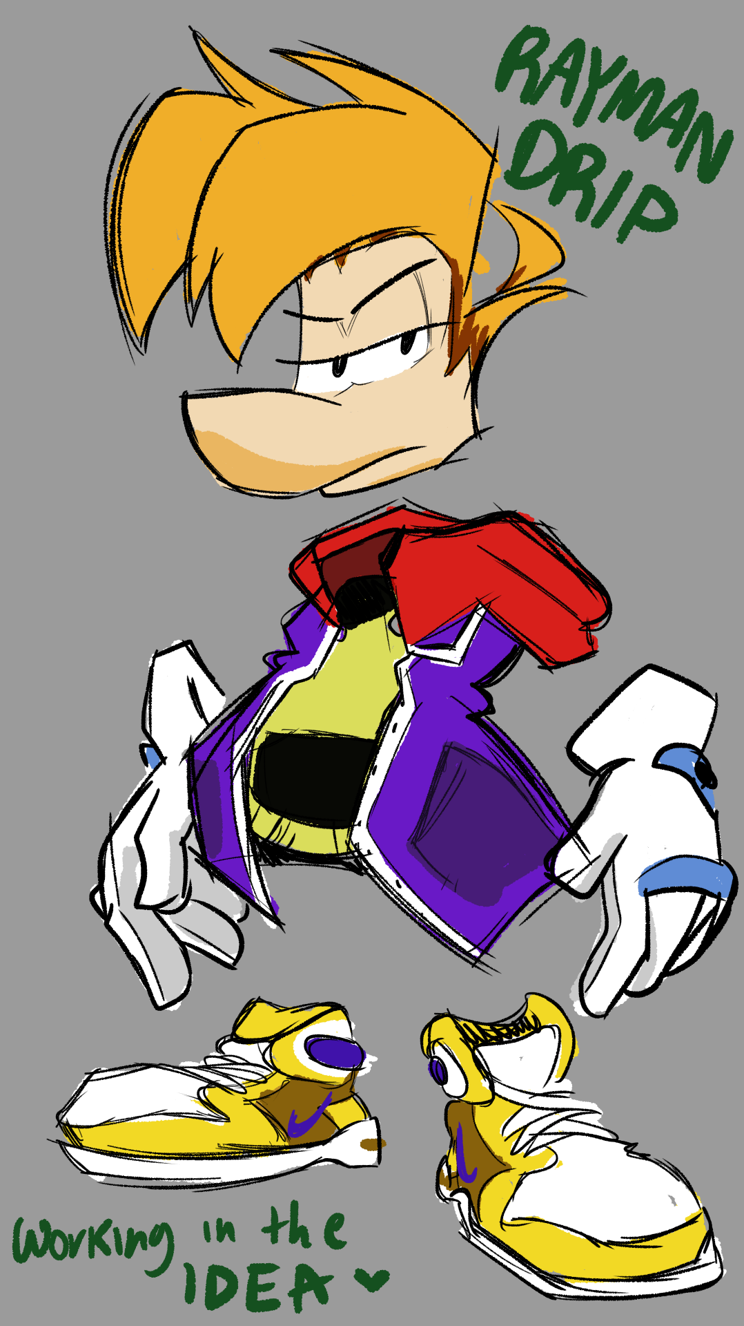 Rayman Rapper rayman drip by WhiteSexyRabbit on DeviantArt