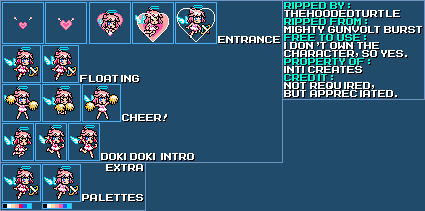 Patako (Mighty Gunvolt Burst) by TheHoodedTurtle on DeviantArt