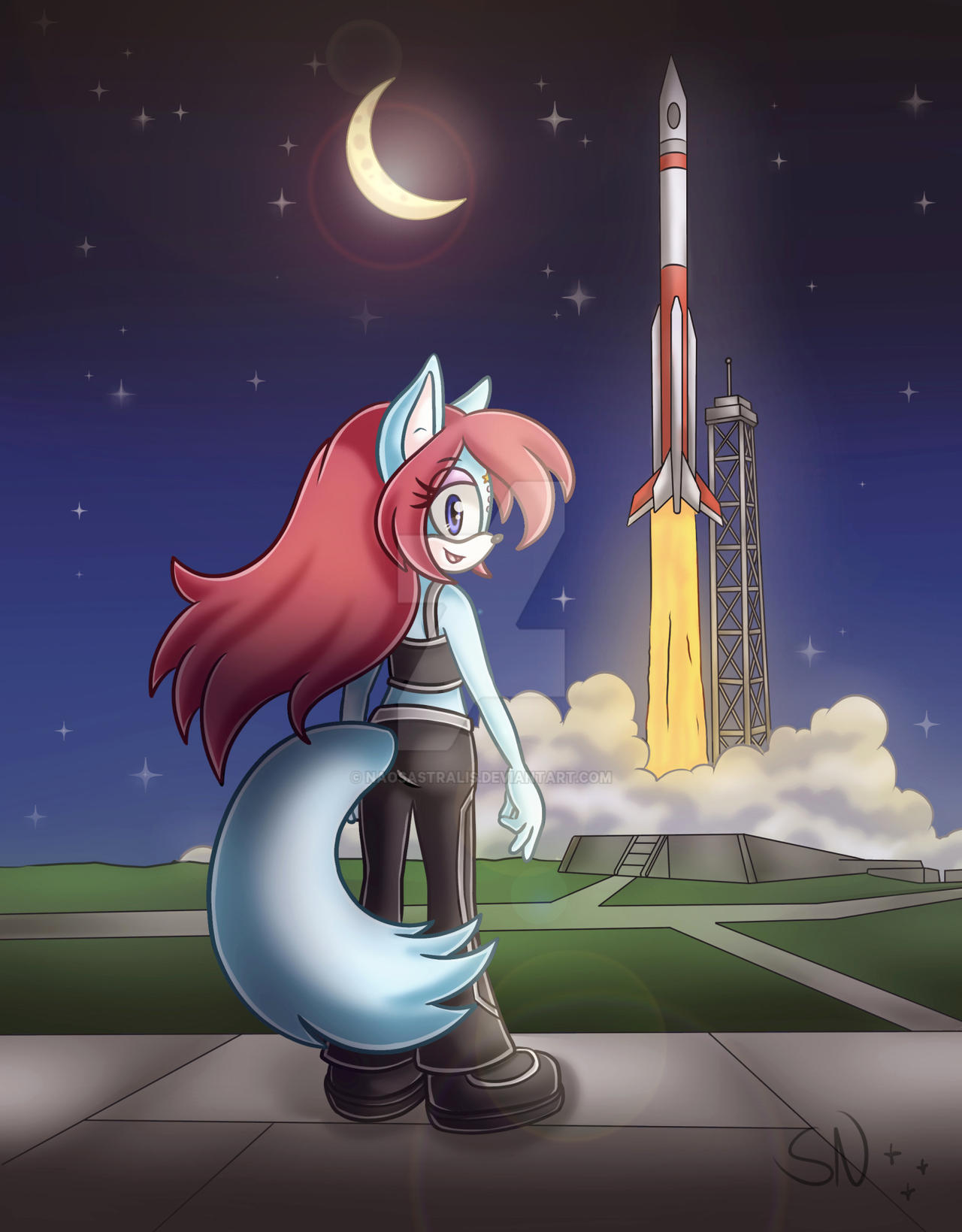 Rocket Launch by NaosAstralis on DeviantArt