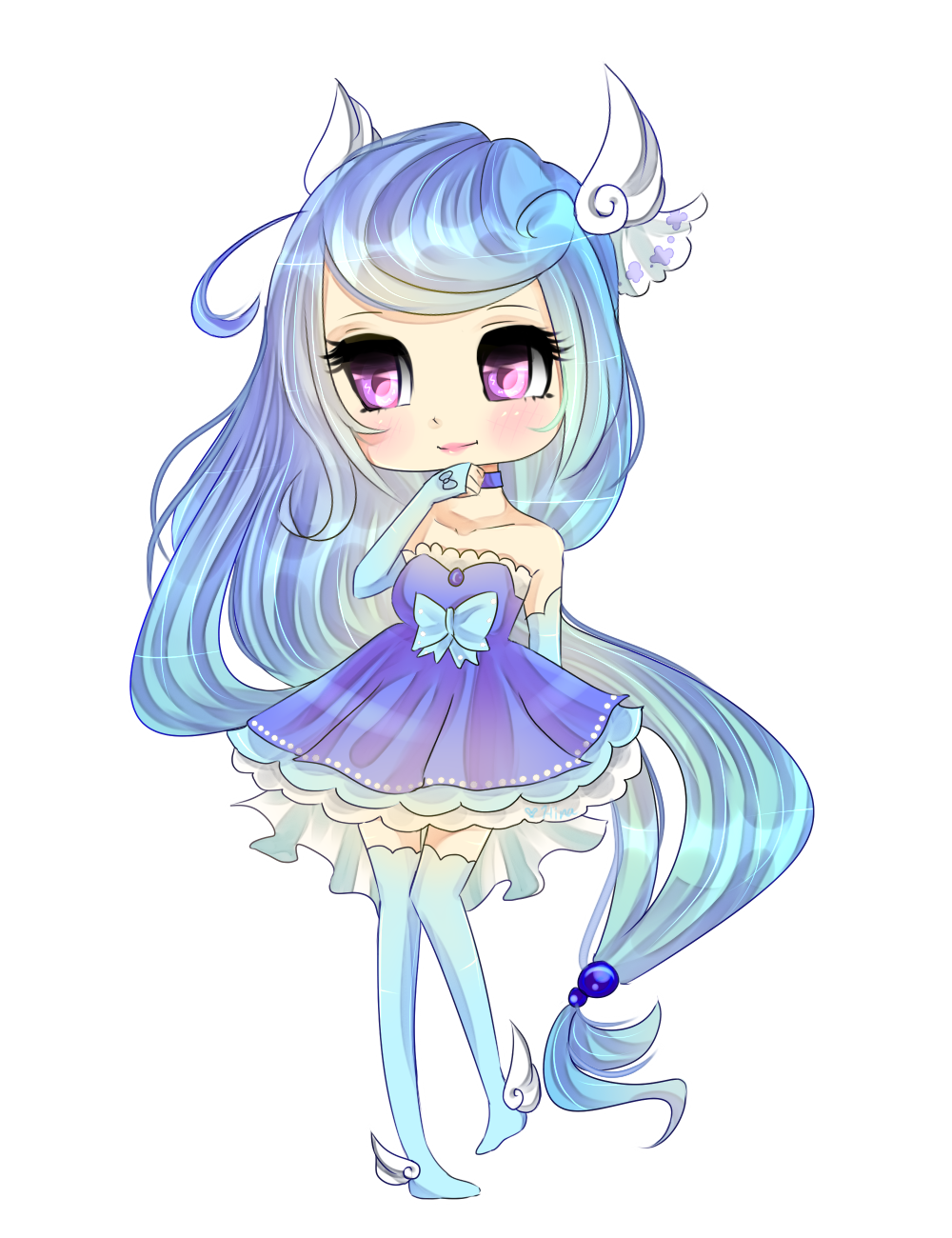 Chibi Commission for OtomeYoukaiTemeraire