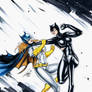 Batgirl and Catwoman Fight!