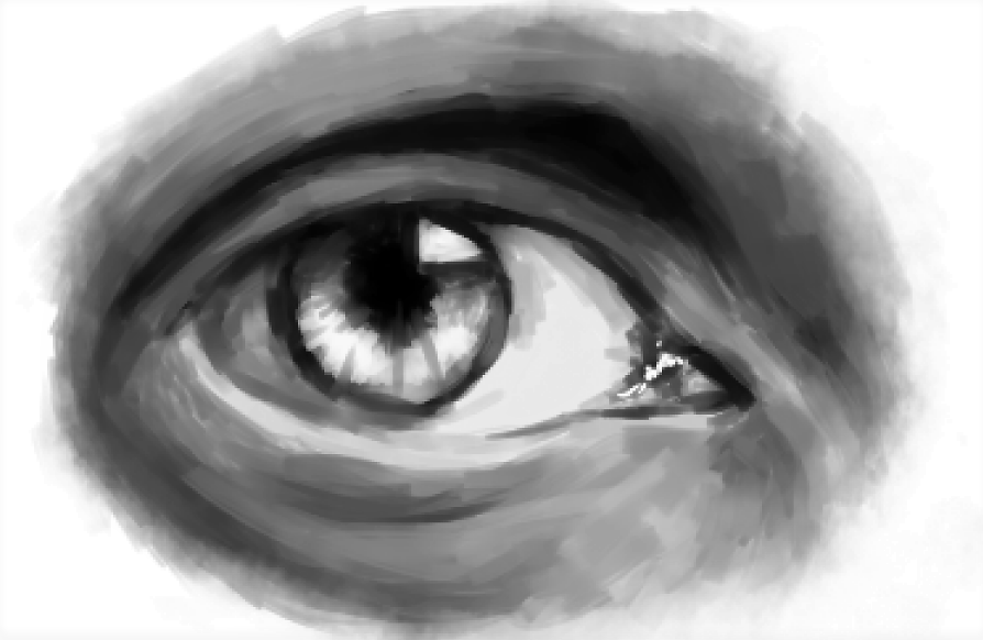 Sketch_001: Greyscale Eye