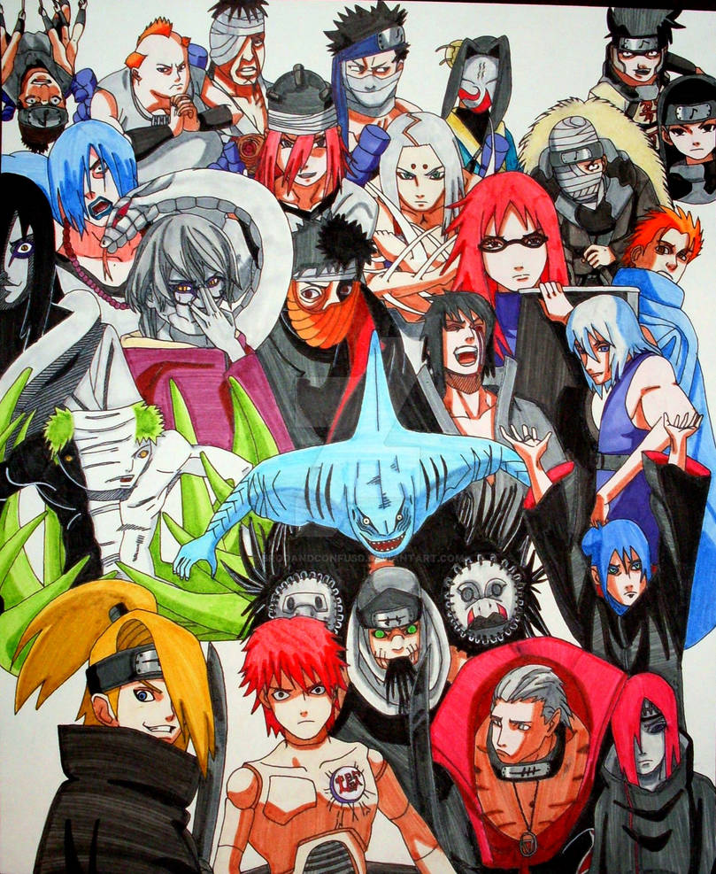 Naruto's Villains by brodandconfusd on DeviantArt