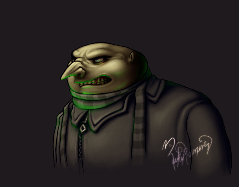 Gru doing the Urg Face by RedKirb on DeviantArt