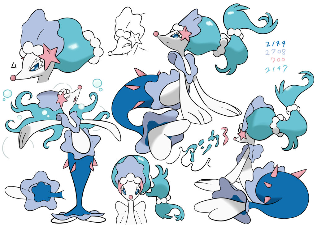 Primara Evolution Primarina/Popplio Final Evolution Concept Art by Lahlly on DeviantArt